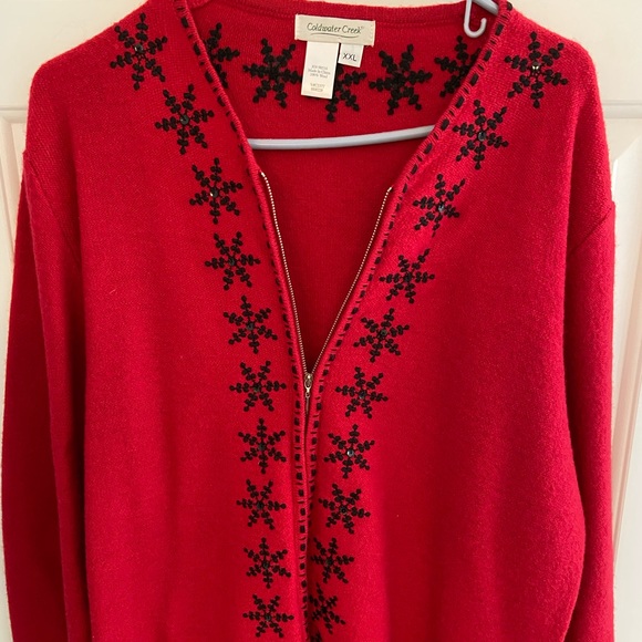 Coldwater Creek Sweaters - holiday cardigan sweater